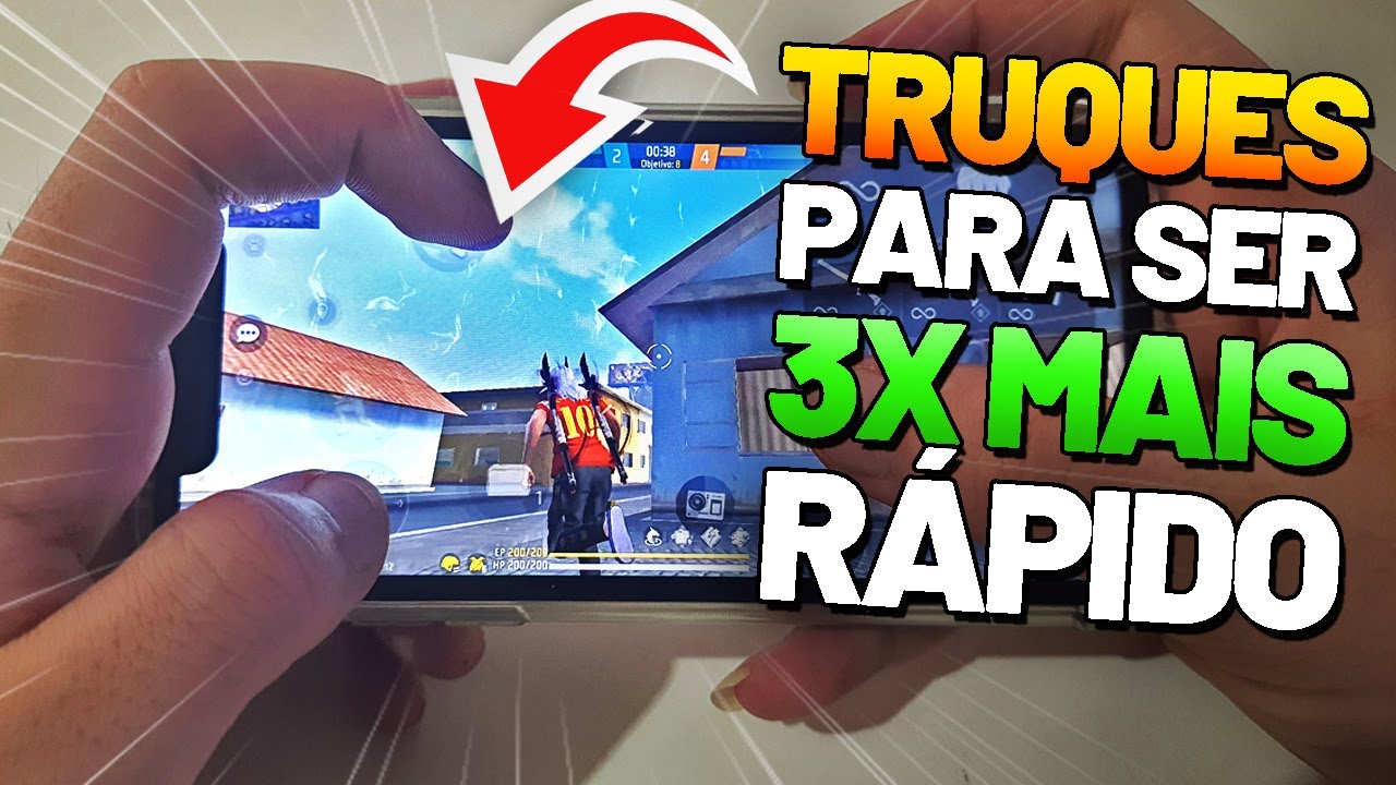 4 TRUQUES PARA TER UMA MOVIMENTAÇÃO MAIS RÁPIDA NO FREE FIRE MOBILE!🔥