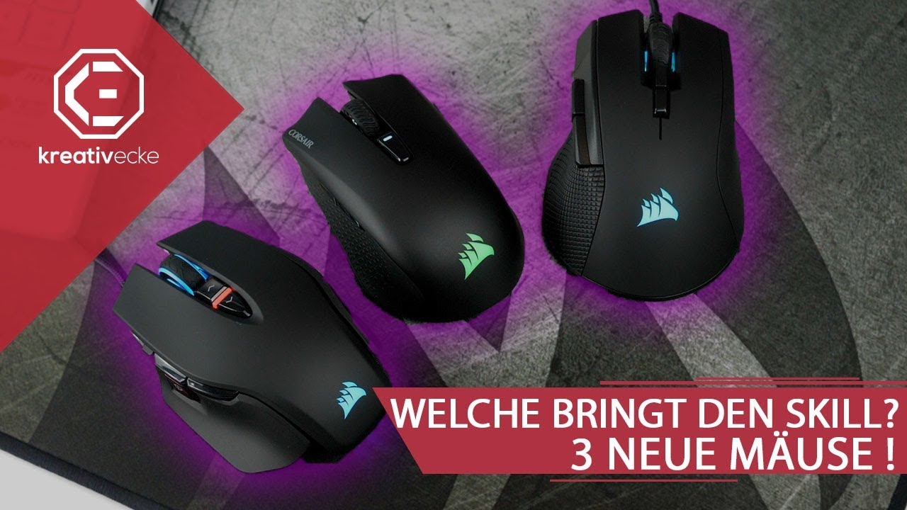 Welche GAMING MAUS VERBESSERT den Skill WIRKLICH | Corsair Harpoon RGB Wireless vs M65 RGB Elite