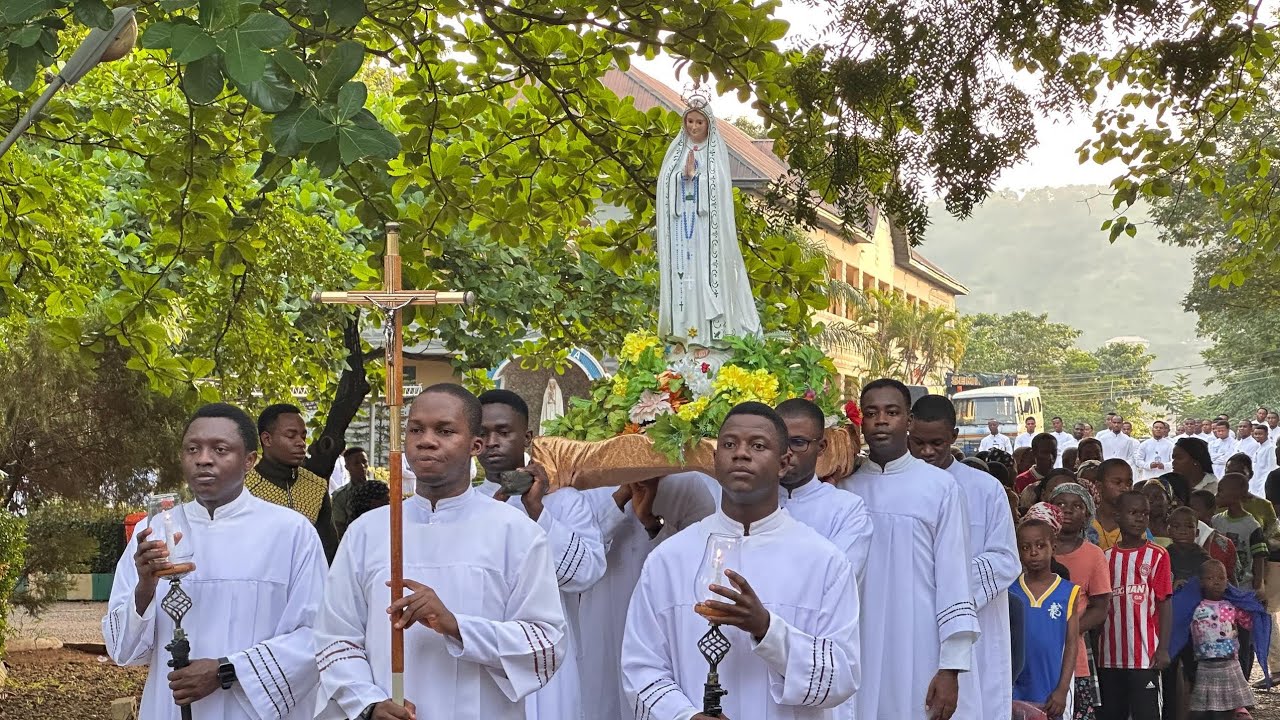 Rosary Procession by the Students of Bigard Memorial Seminary, Enugu.