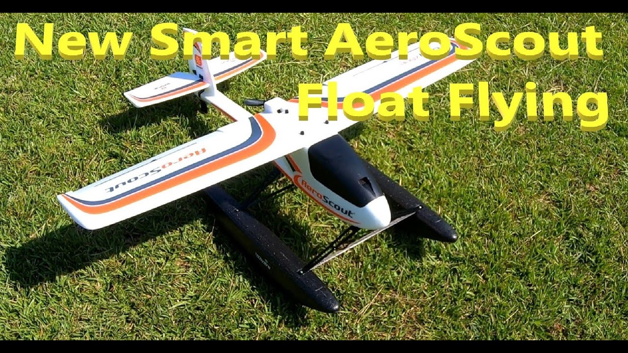 SMART G2 HobbyZone AeroScout 1st Ever Float Flying Maiden Eastgate Park LA