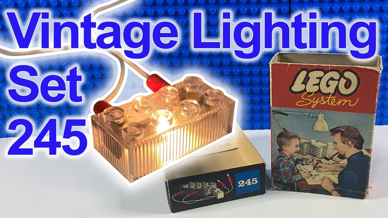 Vintage Lego Lighting Kit - Set 245 from 1958