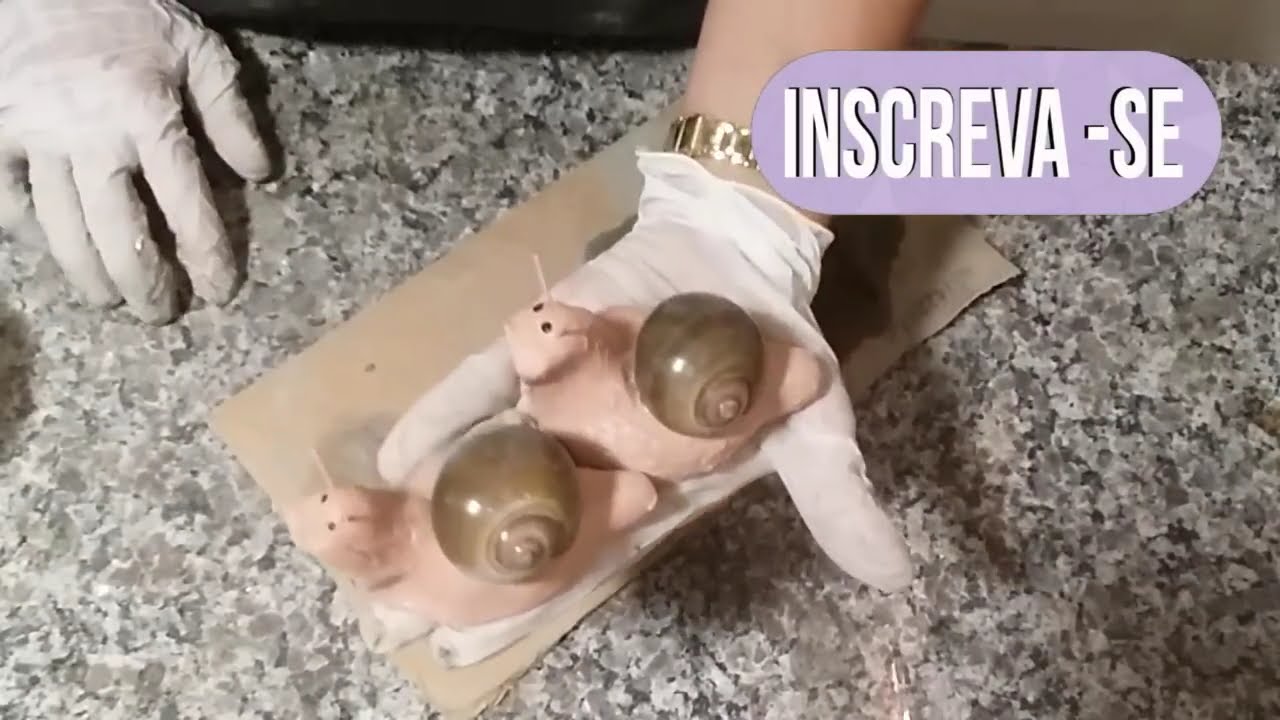 CARACOL DE CIMENTO  PASSO A PASSO