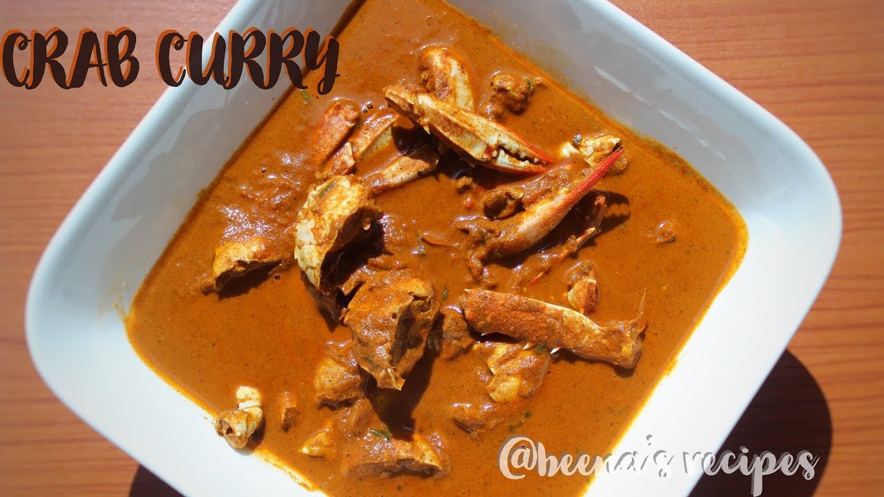 CRAB CURRY/CRAB MASALA CURRY WITH COCONUT/SOUTH INDIAN CRAB CURRY/NANDU GRAVY RECIPE