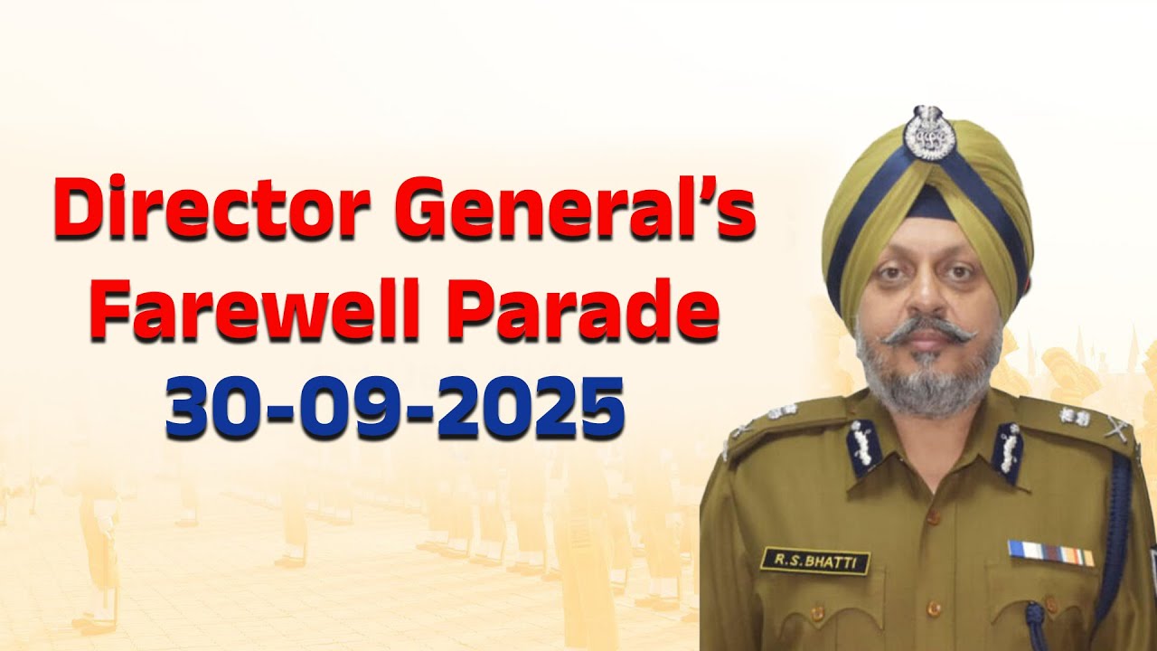 LIVE | CISF | Director Generals Farewell Parade...!