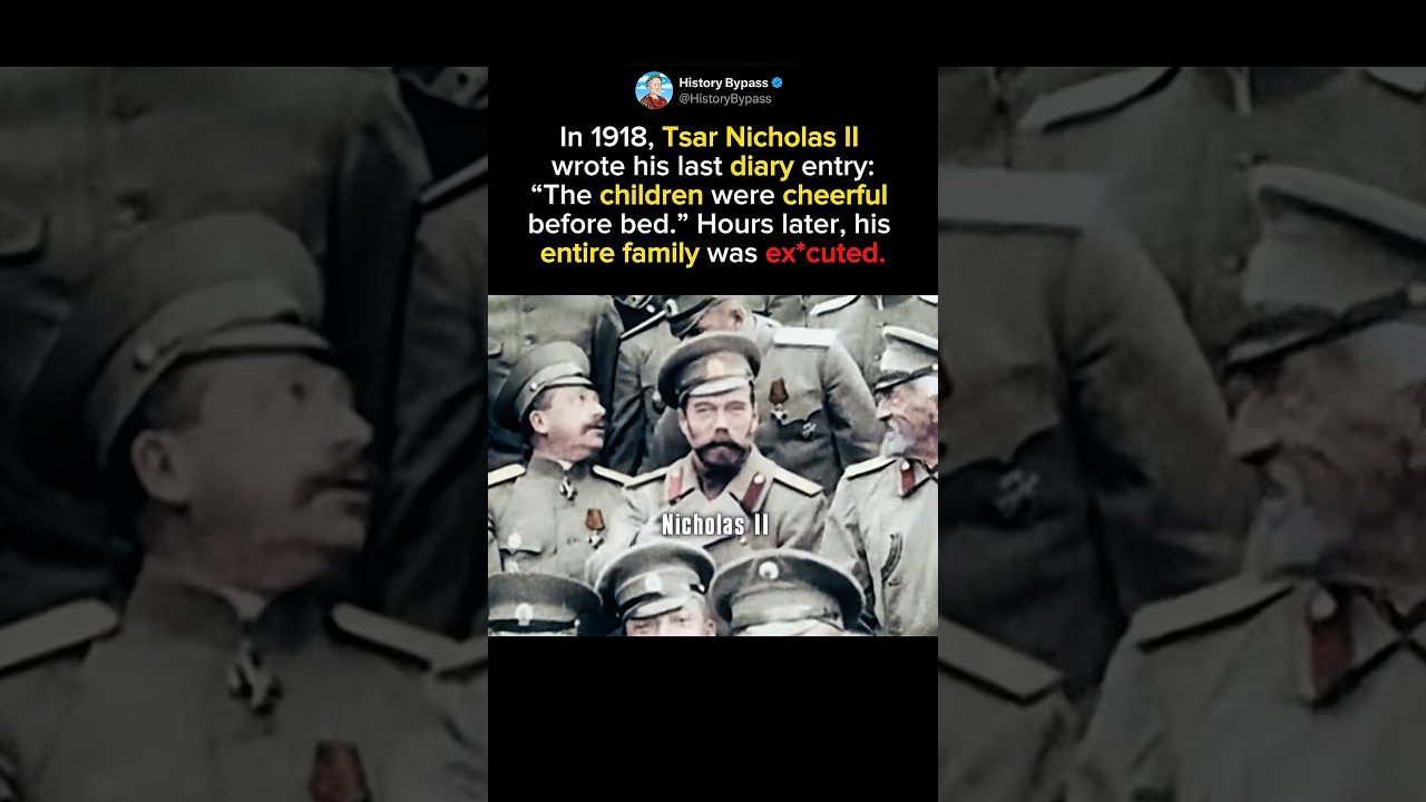 Tsar Nicholas II&rsquo;s Chilling Final Words #shorts