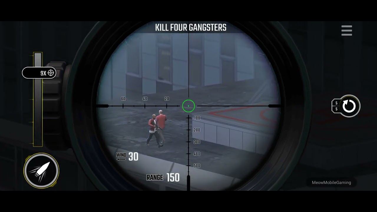 Pure Sniper Z11 Mission 29 Rooftop Roundup Kill Four Gangsters