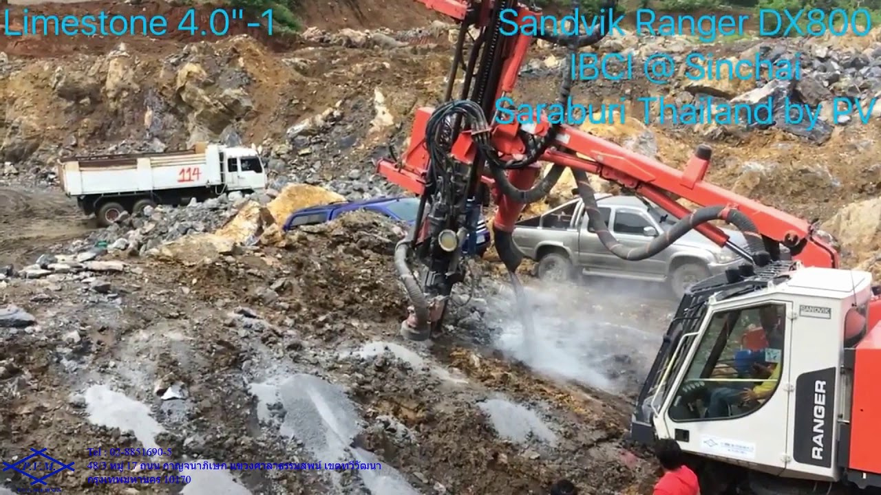 7 Sandvik Ranger DX800 IBCI Sinchai Saraburi 3 6+3 6=7 2 m