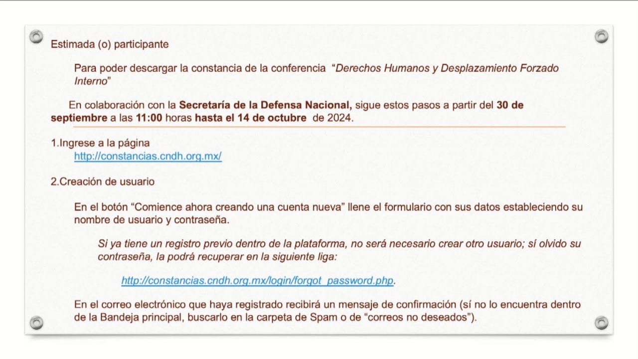 Derechos Humanos y Desplazamiento Forzado Interno