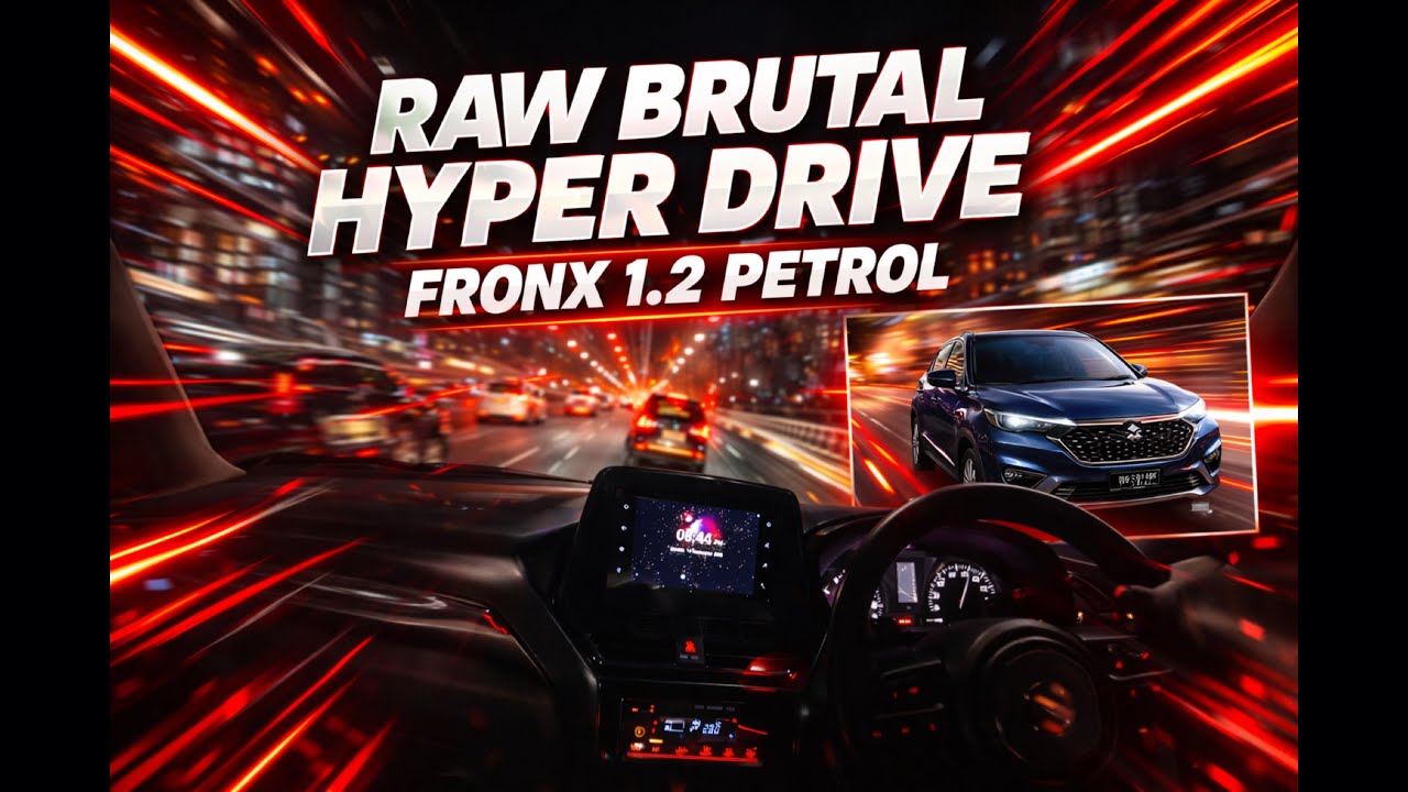 Maruti Fronx 1.2 Petrol RAW Night Drive | 13 Minutes Pure Engine Sound POV
