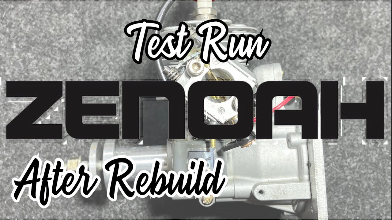 Zenoah G26. Test Run After Rebuild.