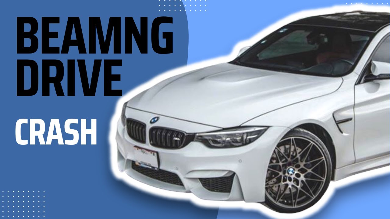 Traffic jam at the exit from the highway: massive accident in Beamng Drive Simulation