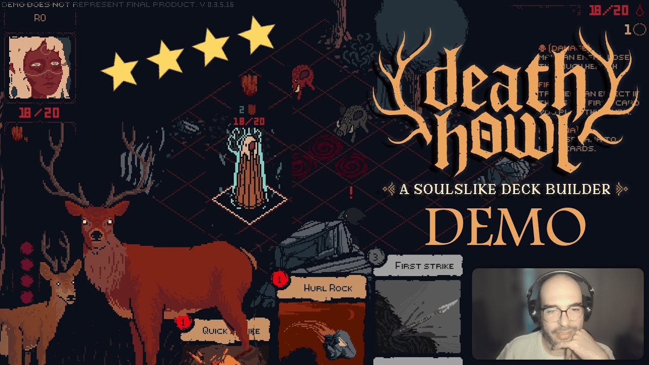 Death Howl - DEMO - Souls Like Deck Builder! - BEAUTIFUL, DARK, CALMING, DIFFICULT!