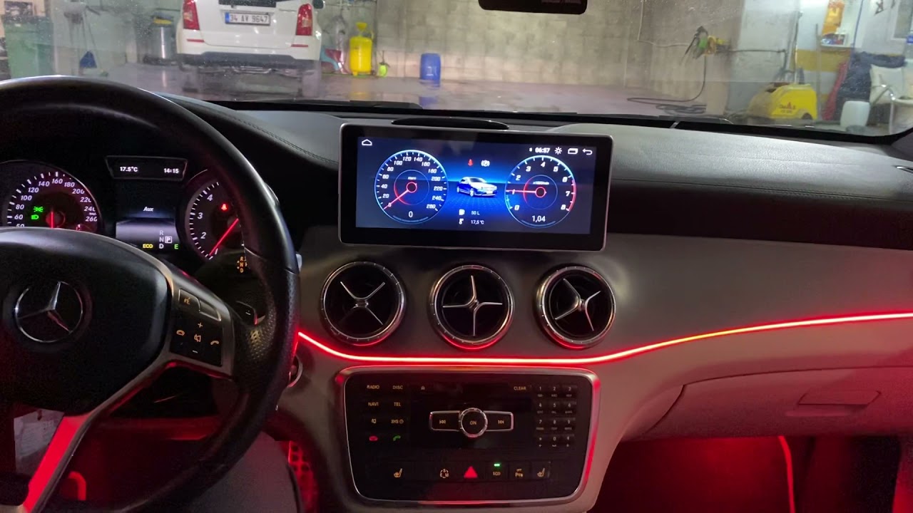 Mercedes CLA Ambiyans Aydınlatma Ve Multimedya