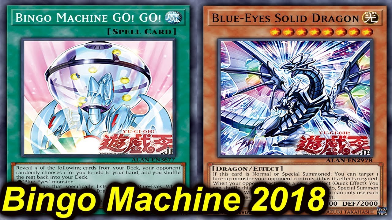 【YGOPRO】BINGO MACHINE/SOLID DRAGON DECK 2018
