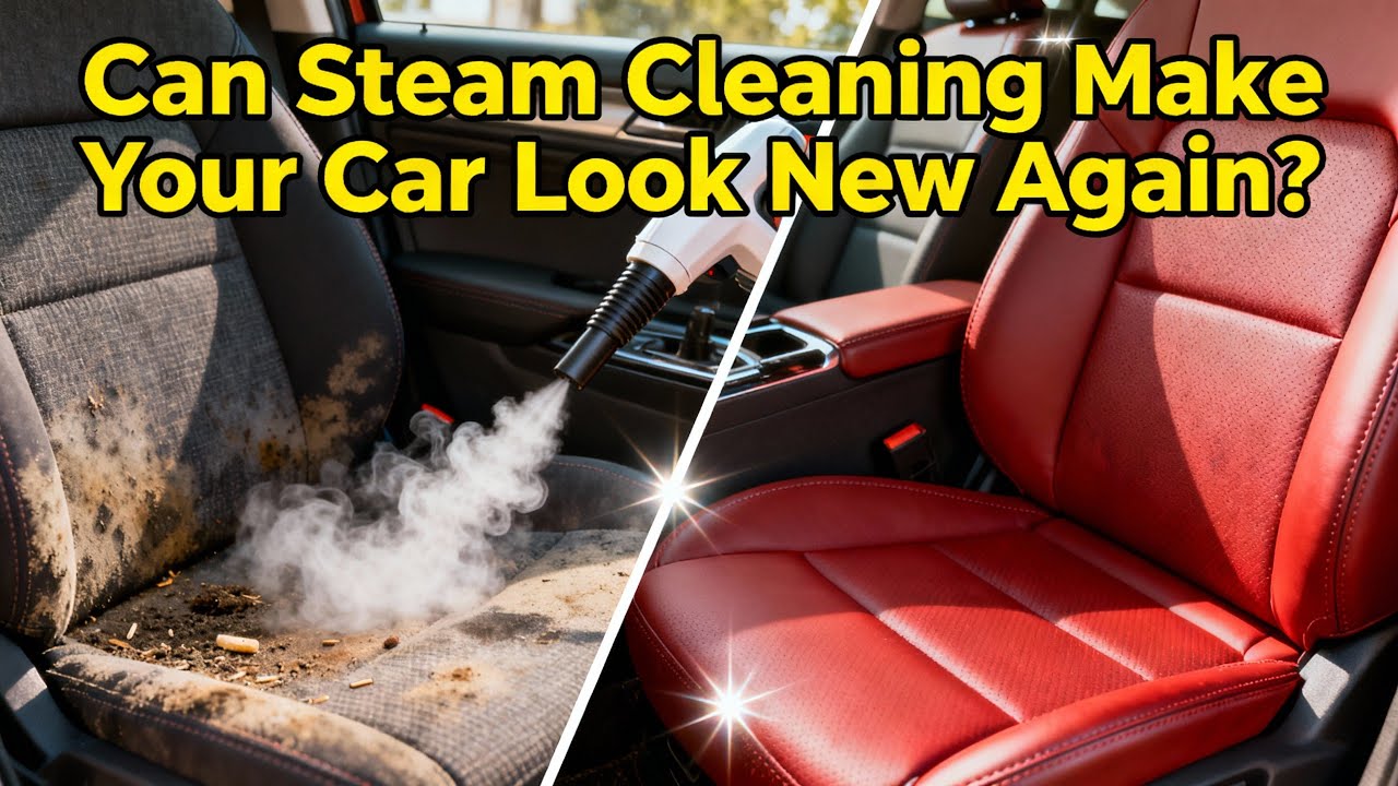 Can Steam Cleaning Make Your Car Look New Again? #cardetailinguk