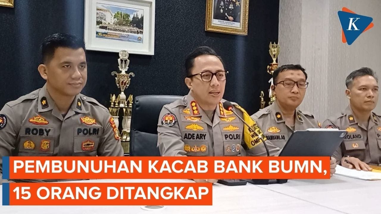 Update, 15 Orang Ditangkap Terkait Pembunuhan Kacab Bank BUMN