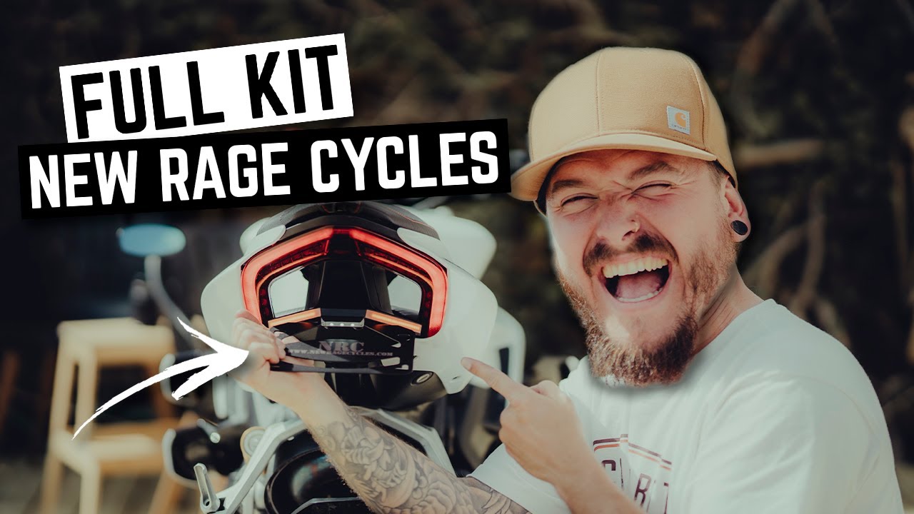 DUCATI STREETFIGHTER PARTS FROM NEW RAGE CYCLES! (Best fender eliminator!)