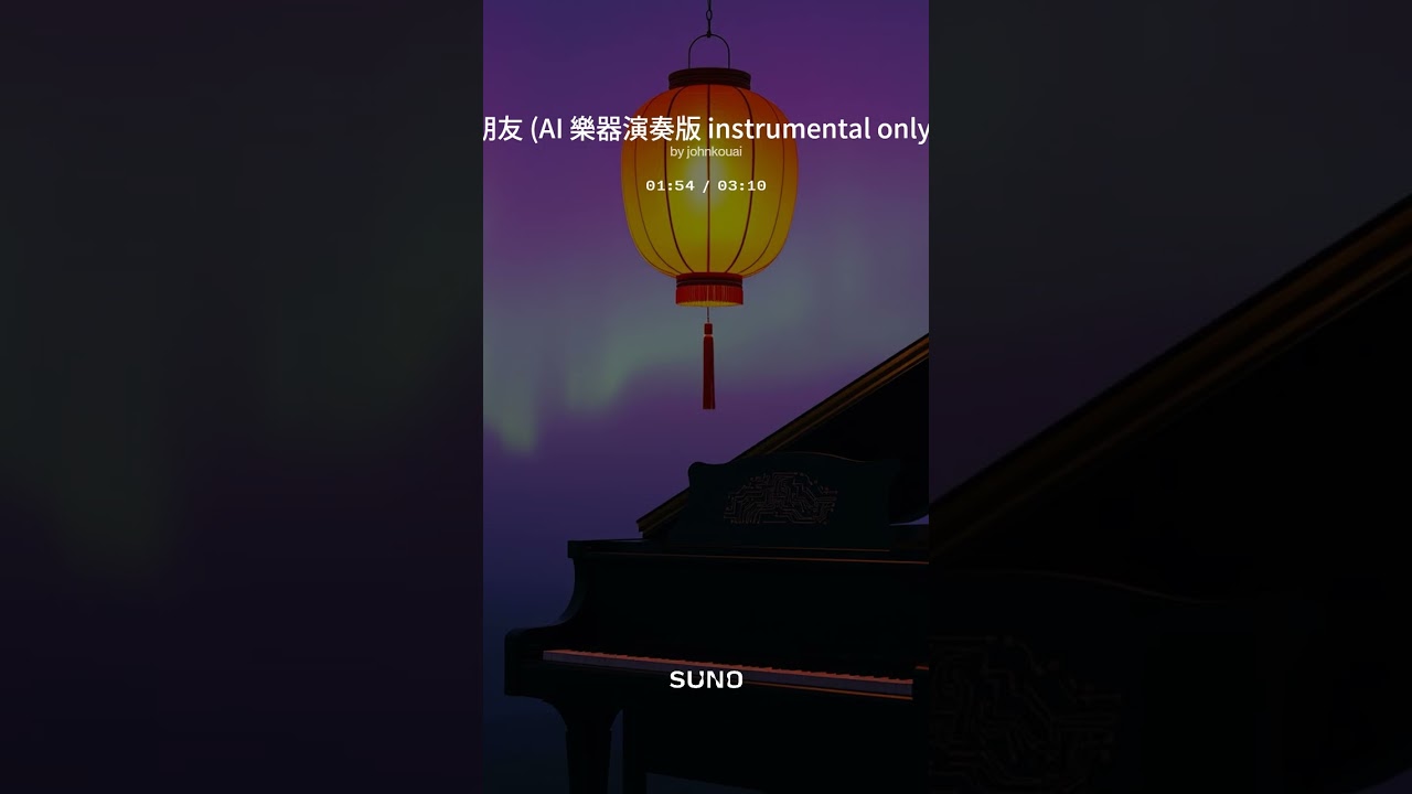 朋友 詞：劉思銘 曲：劉志宏 (AI 樂器演奏版 instrumental only)