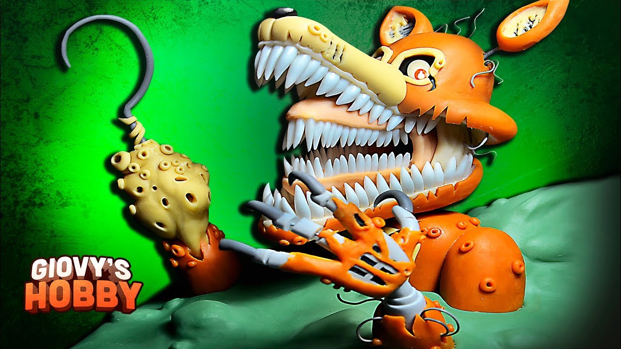 TWISTED FOXY ➤ FNAF: THE TWISTED ONES ★ Урок по полимерной глине ✔ Giovy Hobby