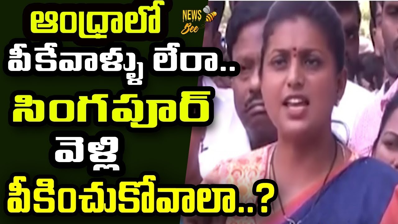 MLA Roja Fires On Chandrababu Naidu Over Attack On YS Jagan || News bee