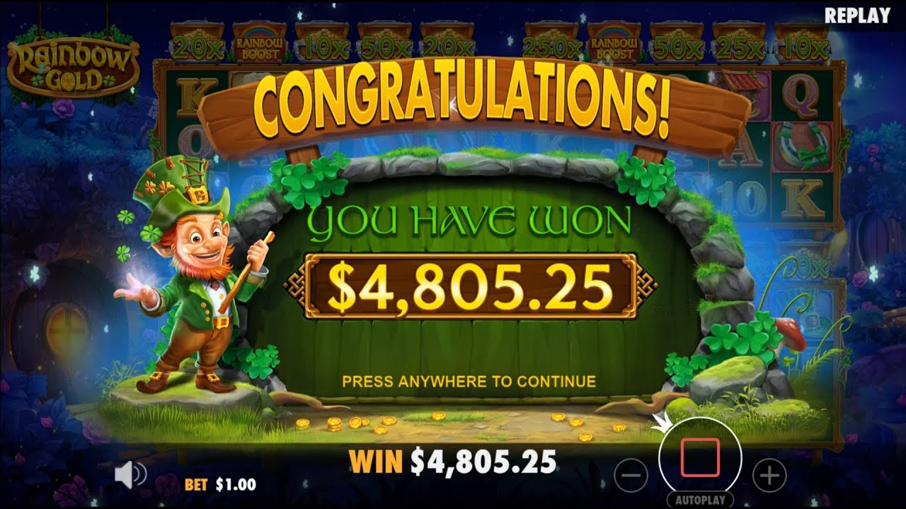 Rainbow Gold. Win 4,805x
