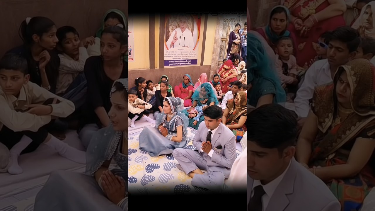 Dowry free marriage 😍By sant Rampal Ji Maharaj ✍️#shorts #viral #trending #reels #kabirisgod