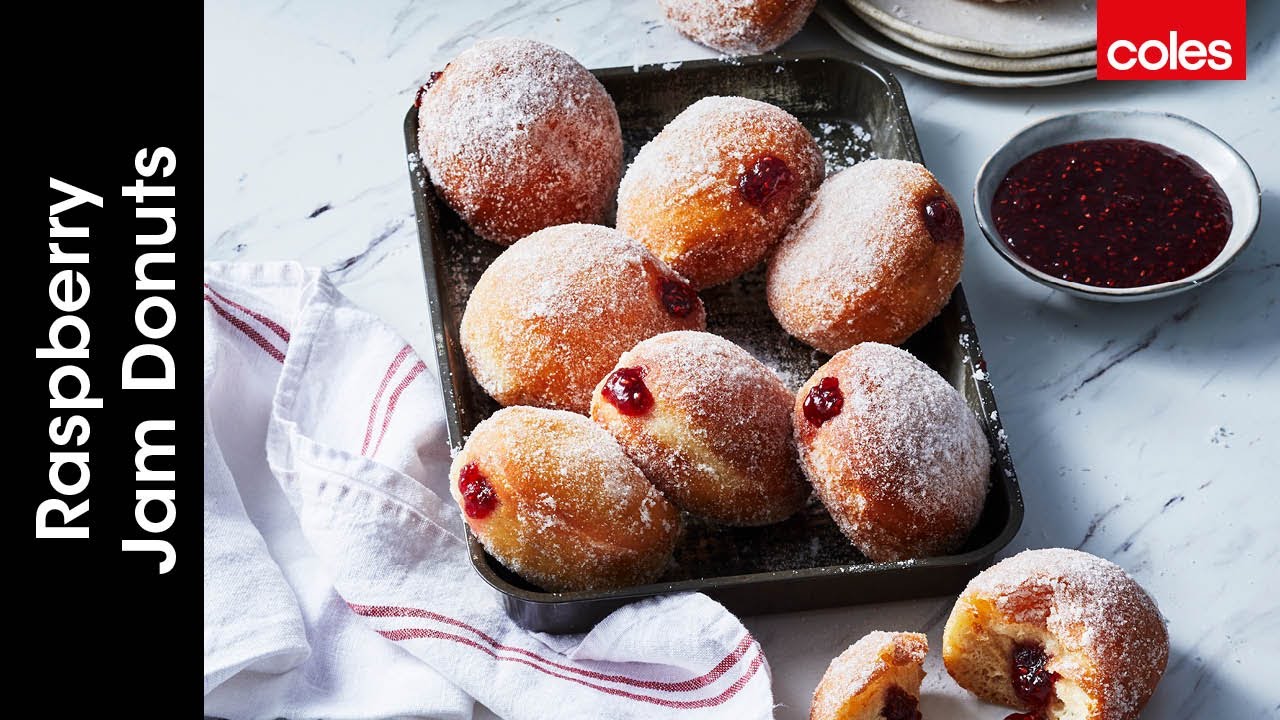 Raspberry Jam Donuts