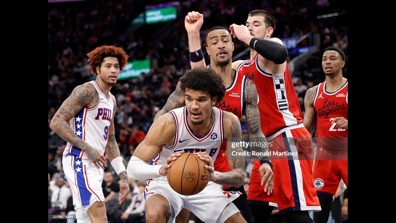 Dominick Barlow Full Play Philadelphia 76ers vs Los Angeles Clippers Feb 2, 2026