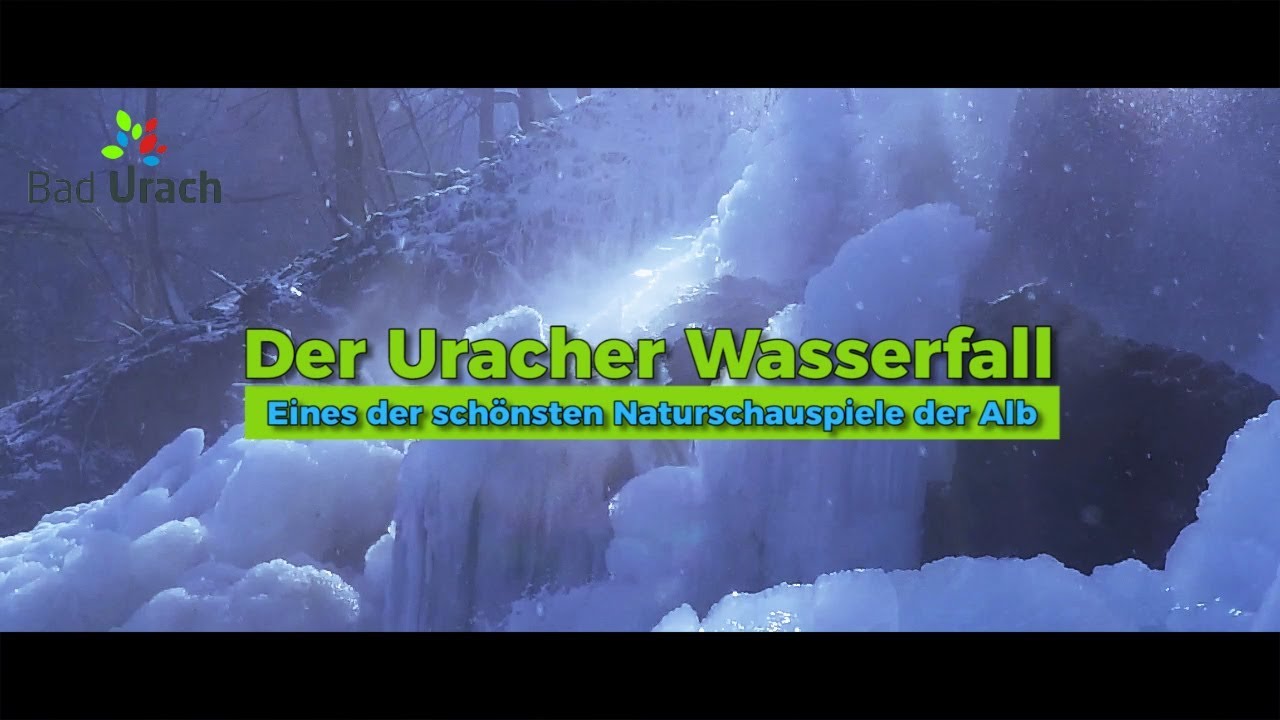 Wasserfall Bad Urach -  Eisfall Winter 2018