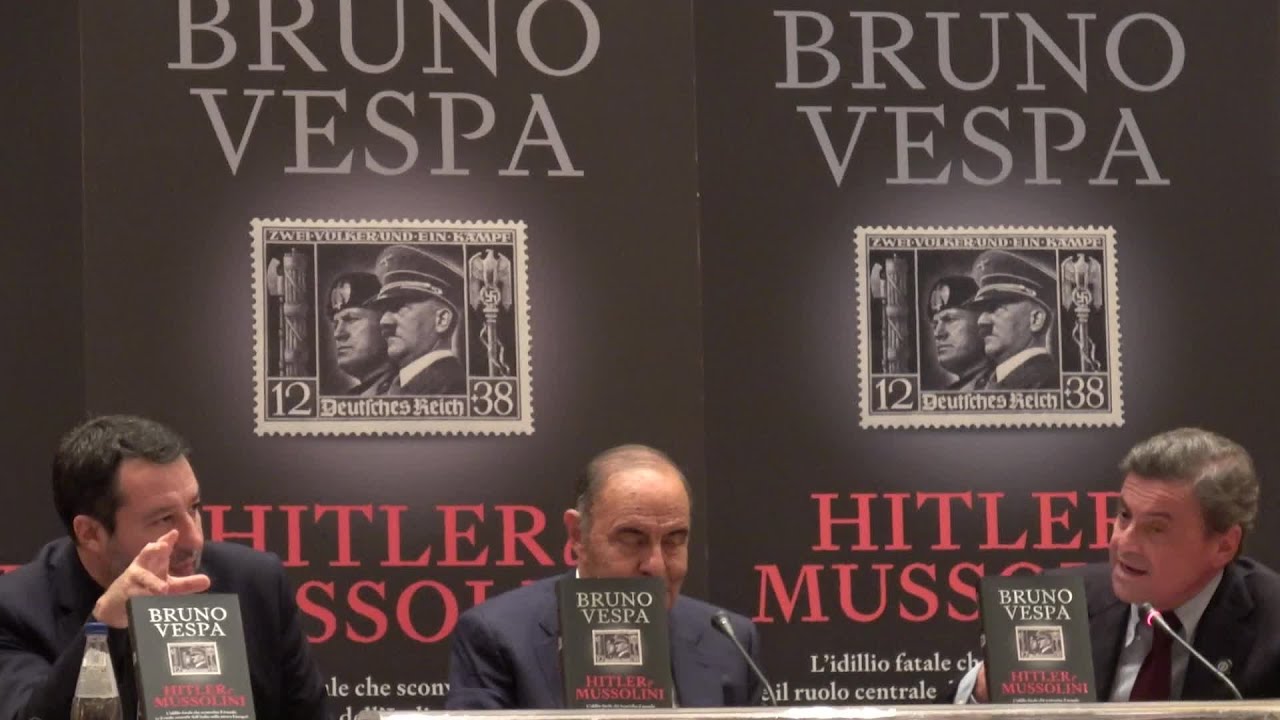 Salvini - Calenda, scintille alla presentazione del libro di Bruno Vespa