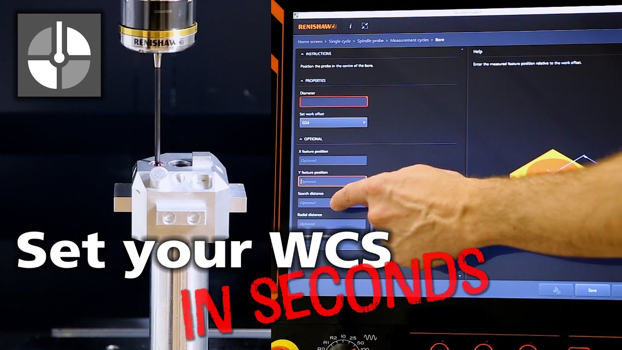 How to set a work offset quickly and easily using Set and Inspect on a Mazak controller