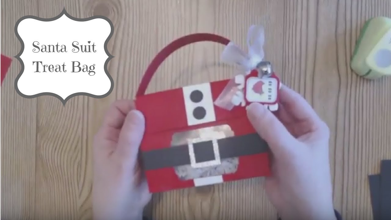 Santa Suit Treat Bag Tutorial - Christmas Craft Fair Idea Series - #1