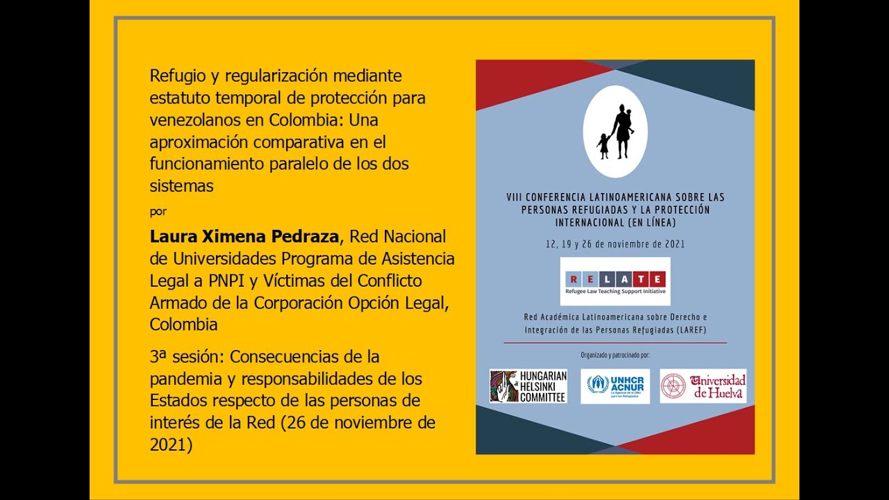 9- Refugio y regularizaci&oacute;n - estatuto temp. de prot. para venezolanos - Colombia (Laura X. Pedraza)