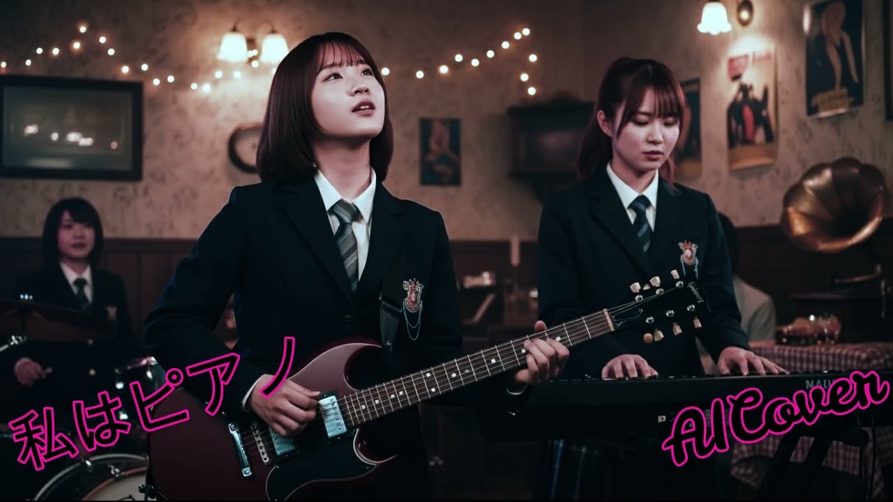 原 由子 - 私はピアノ - AICover - Girls Rock ver.