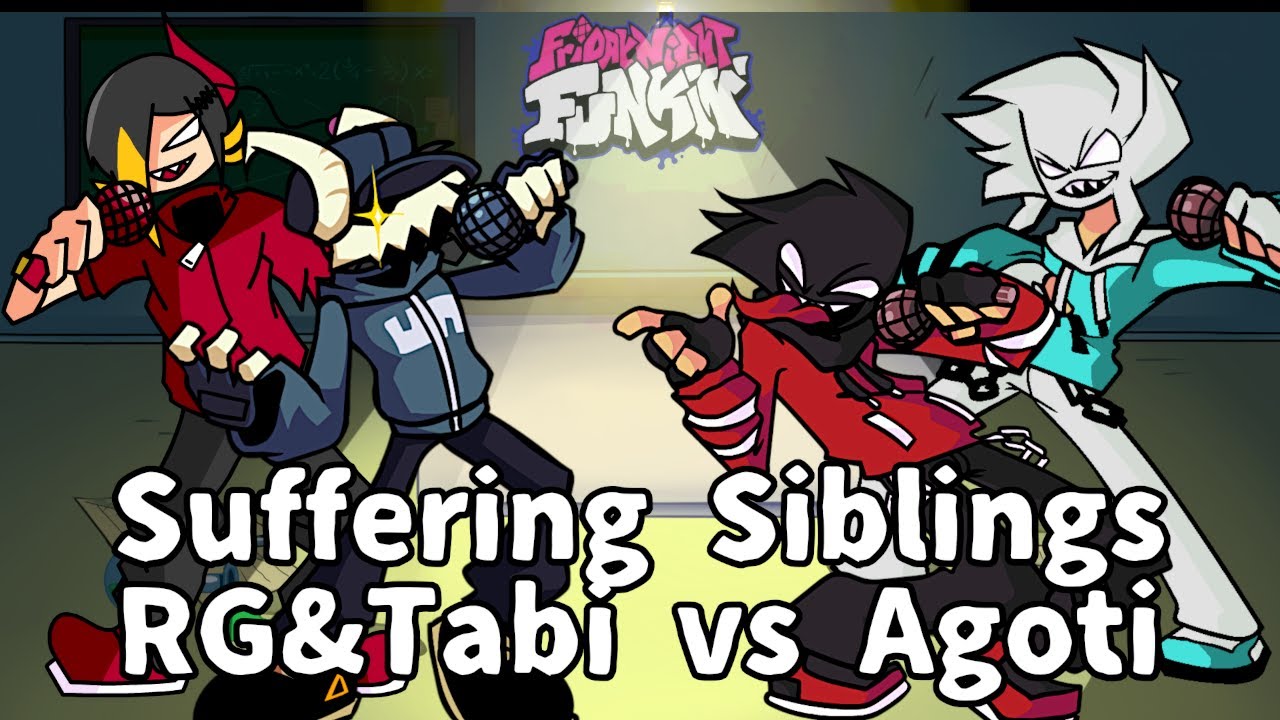 Friday Night Funkin' - Suffering Siblings v2 but Tabi And RG-XXX And Agoti Sing it