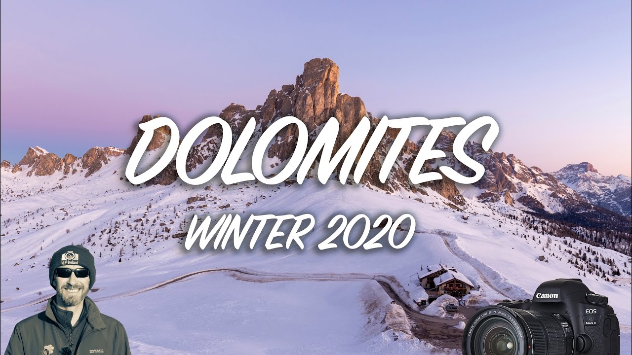 I KILLED MY DRONE : LANDSCAPE PHOTOGRAPHY DOLOMITES ITALY WINTER 2020