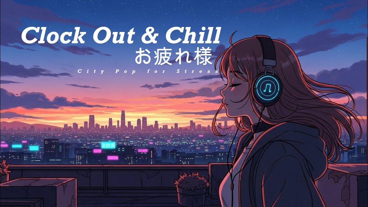 Clock Out & Chill お疲れ様 | Smooth City Pop for Stress-Free Nights