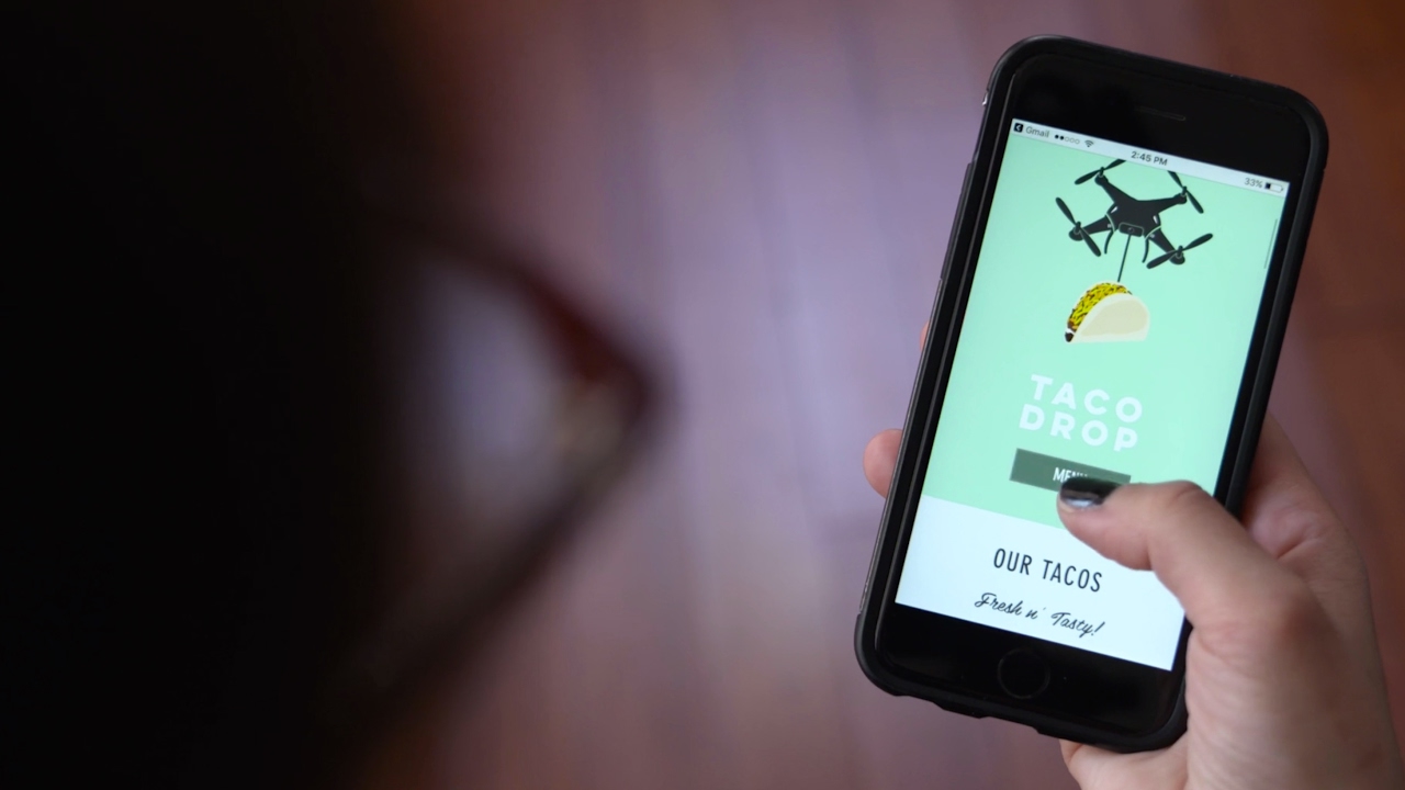 Taco Drop App - Drone Taco delivery