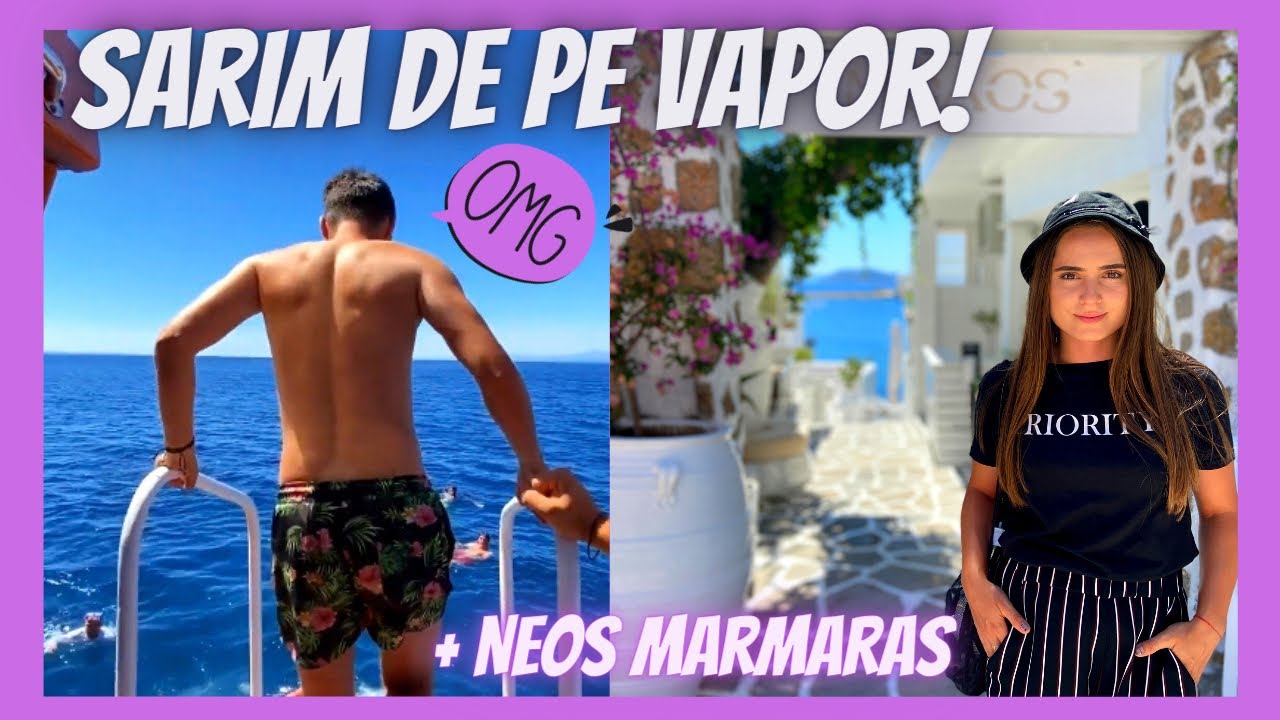 Neos Marmaras| Sithonia🌴 Am făcut Baie pe o insula PUSTIE( vlog de calatorie,Grecia🇬🇷)