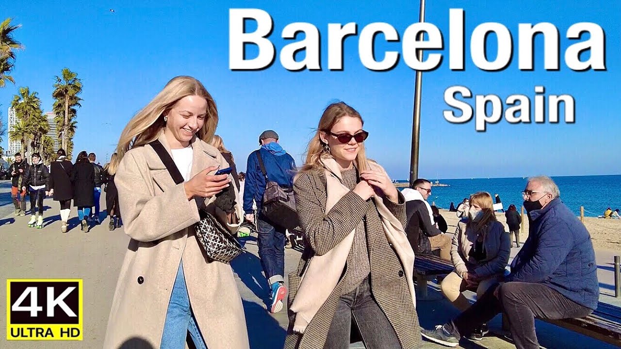 Barcelona, Spain Walking tour [4K Ultra HD]