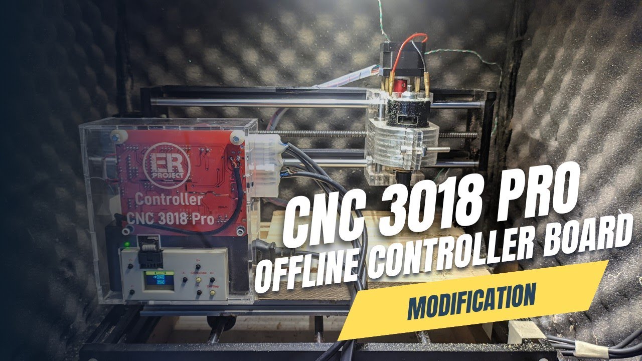 CNC 3018 pro offline controller board modification