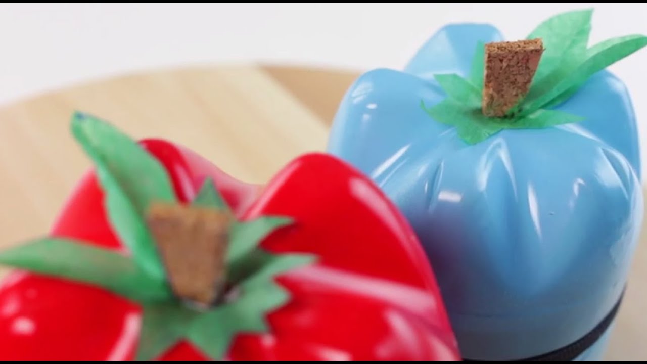 Cómo hacer estuche fruta con botellas