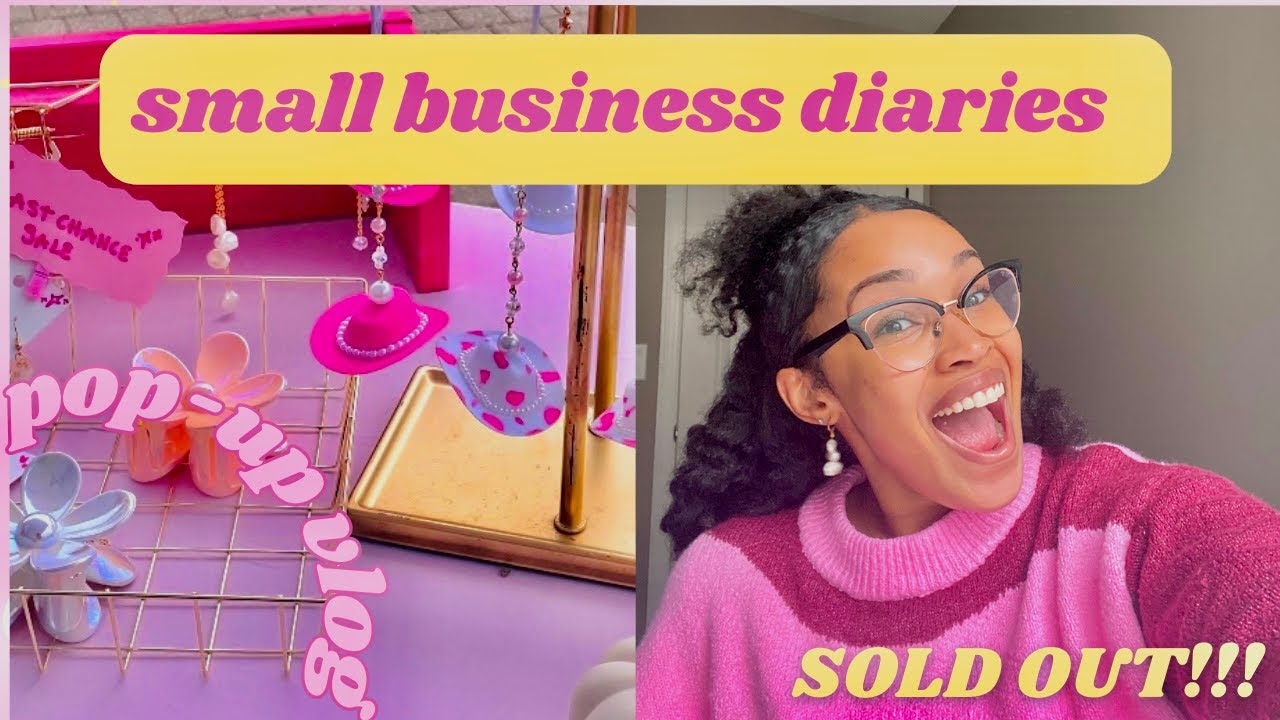 Behind The Scenes Of My Best Craft Fair Yet! | Pop-Up Shop Vlog 💗 ✿