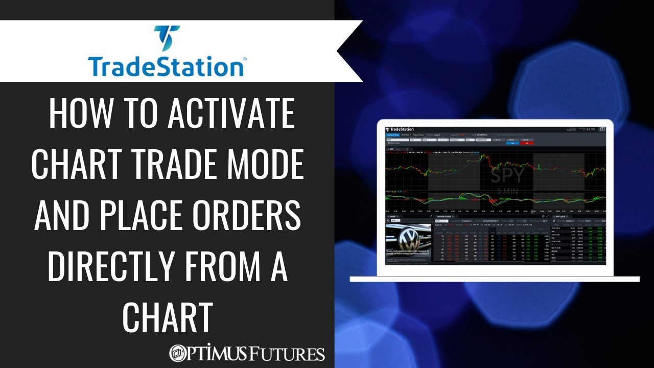 TradeStation - How to Activate Chart Trade Mode and Place Orders Directly from a Chart