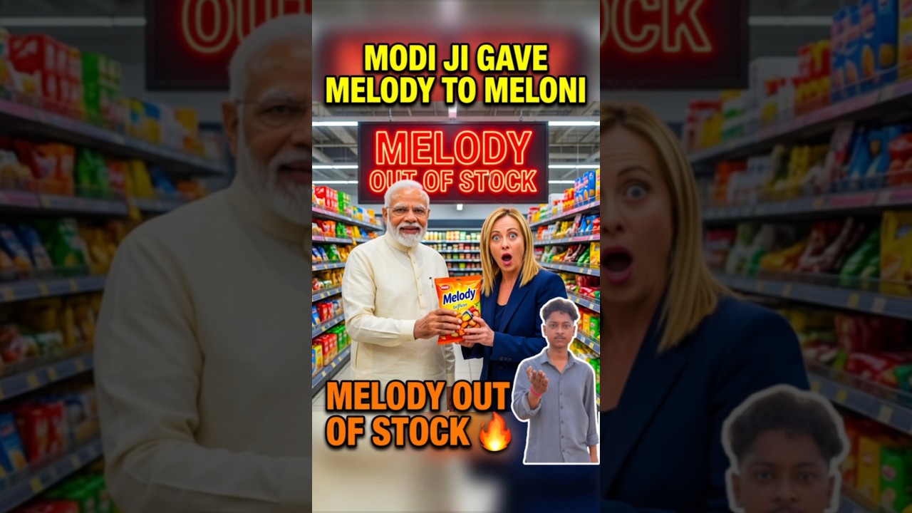 🍬 Modi Ji Ne Meloni Ko Melody Di... Aur Puri Duniya Mein Melody Out of Stock! 😱😂
