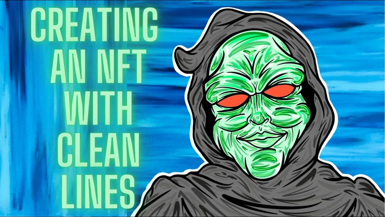 Create An NFT With Clean Outlines + Outline Fills #nft #nftart #nftcommunity #procreateart #nfts