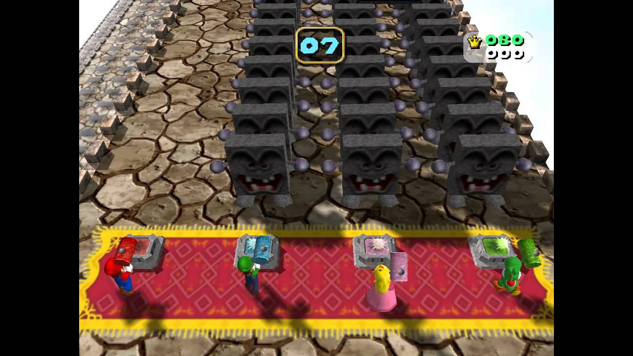Mario Party 4 Domination Minigame 5-Second Head Start (Tool-Assisted Gameplay)