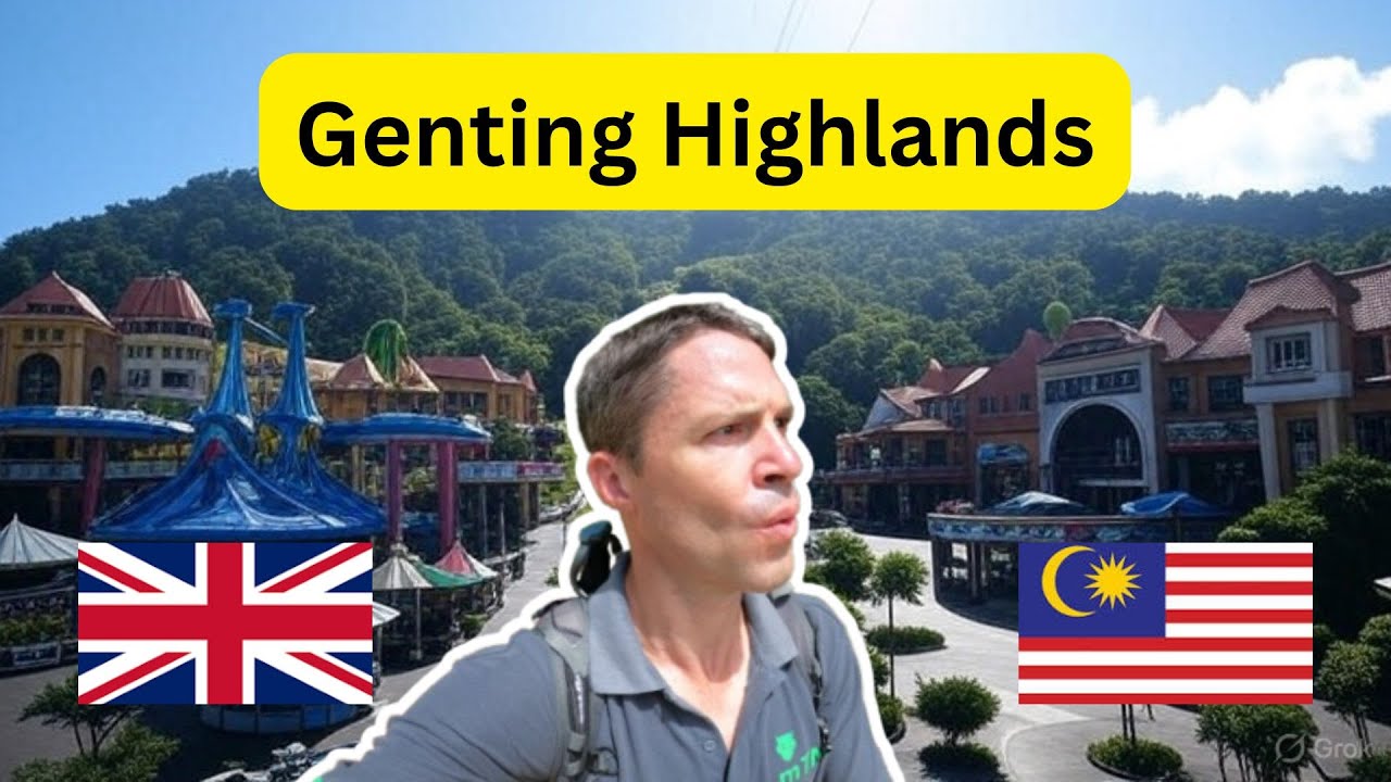 A day at Genting Highlands:  Theme park, cable car ride, shopping & food