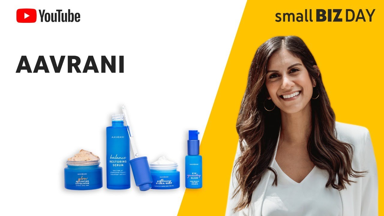 Shop AAVRANI's Skincare Rituals LIVE for YouTube Small Biz Day!