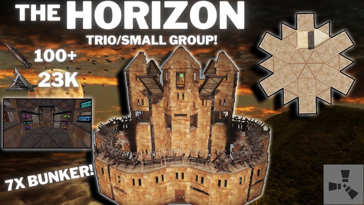 THE HORIZON TUTORIAL&bull;TRIO/SMALL GROUP BASE&bull;7X BUNKER&bull;CHEAP&bull;OPEN CORE&bull;CHINA WALL&bull;BASEDESIGN 2023&bull;
